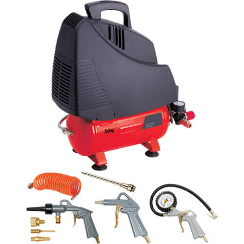 Поршневой компрессор FUBAG SERVICE MASTER KIT + набор из 6 предметов 