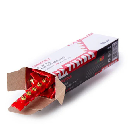 Патроны монтажные в кассетах К-5 красные (354-458Дж) / 100шт (10 кассет по 10 патронов)