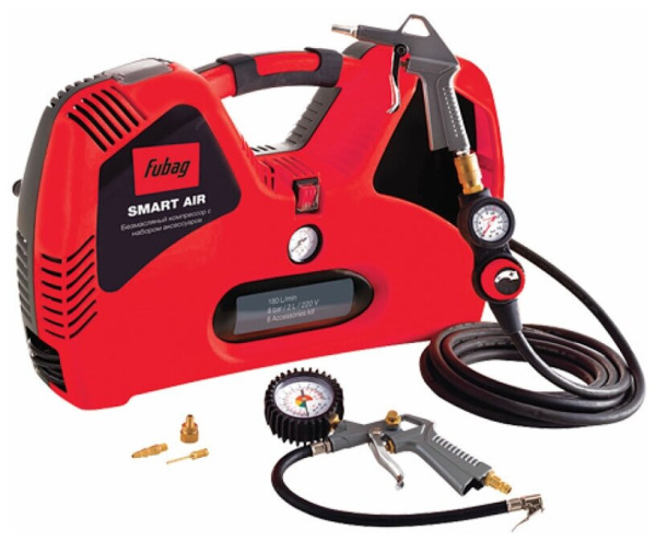 Поршневой компрессор FUBAG Smart Air + набор из 6 предметов 