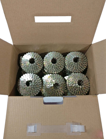 Кровельные гвозди KMR DPN 31X25 ершеные оцинкованные / 7200шт