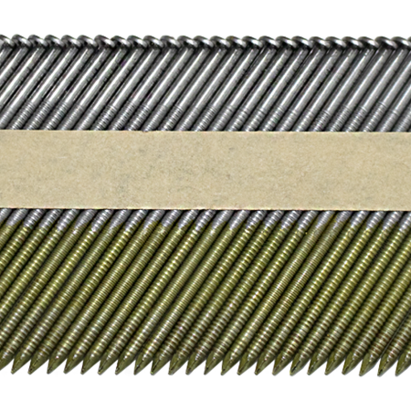 Реечные гвозди 34 градуса 3.05x90 мм ершеные / 3000 шт